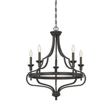 Savoy House 1-9081-5-13 - Shields 5-light Chandelier In English Bronze