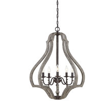 Savoy House 3-2656-5-149 - Kenwood 5-Light Pendant in Weathered Ash