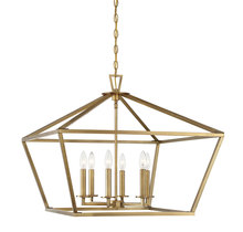 Savoy House 3-325-6-322 - Townsend 6-light Pendant In Warm Brass