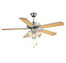 Savoy House 52-EUP-5RV-SN - First Value 52" 3-Light Ceiling Fan in Satin Nickel