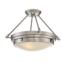 Savoy House 6-3351-3-SN - Lucerne 3-Light Ceiling Light in Satin Nickel