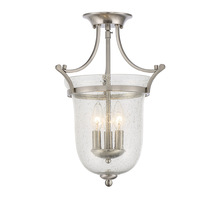 Savoy House 6-7133-3-SN - Trudy 3 Light Semi-Flush