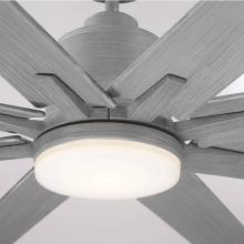 Savoy House 72-5045-8GR-GR - Bluffton 72" LED Ceiling Fan in Grey Wood