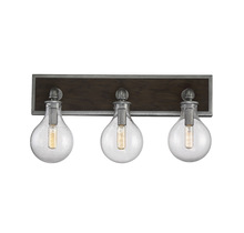 Savoy House 8-6073-3-90 - Dansk 3-Light Bathroom Vanity Light in Galvanized Metal