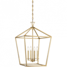 Savoy House 3-421-4-322 - Townsend 4-Light Pendant in Warm Brass