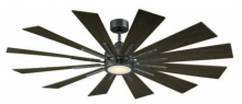 Savoy House 60-760-12WO-168 - Farmhouse 60" LED Ceiling Fan in Galvanized