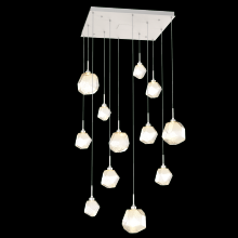 Hammerton CHB0039-12-BS-A-C01-L3 - Gem Square 12pc Multi-Pendant
