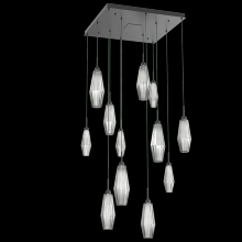Hammerton CHB0049-12-MB-RS-C01-L1 - Aalto Square 12pc Multi-Pendant