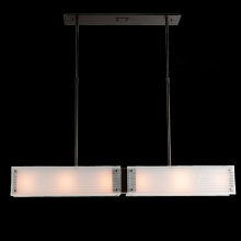 Hammerton PLB0044-44-FB-FR-001-E2 - Textured Glass Linear Suspension-44