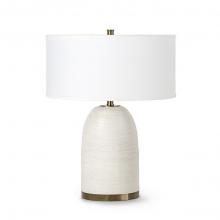 Palecek 2690-60 - Rivoli Leather Table Lamp White