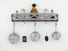 Hi-Lite MFG Co. H-60-24Y-B-BK01 W/CI - POT RACK COLLECTION