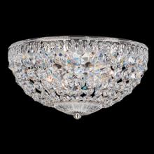 Schonbek 1870 1560-40S - Petit Crystal 4 Light 110V Close to Ceiling in Silver with Clear Crystals From Swarovski®