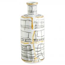 Cyan Designs 11429 - Lindus Vase |Bk | Wh| Sm