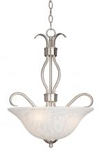 Maxim 10121ICSN - Basix 3-Light Invert Bowl Pendant