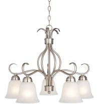 Maxim 10124ICSN - Basix 5-Light Chandelier