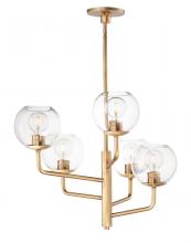 Maxim 38415CLNAB - Branch 5-Light Up Chandelier