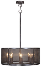 Craftmade 37198-MBKG - 8 Light Pendant