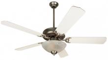 Craftmade CDU201BN-CFL - Two Light Bn - Brushed Nickel Alabaster Glass Fan Motor Without Blades