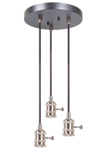 Craftmade CPMKB-3SB - 3 Light Mini Pendant