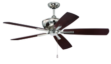 Craftmade DUN52PLN5 - Dunbar 52" Ceiling Fan with Blades in Polished Nickel