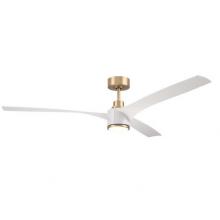 Craftmade PHB60SB3 - 60" Phoebe in Satin Brass w/ White Blades