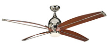 Craftmade TRD60PLN4 - 60" Ceiling Fan w/Blades & LED Light Kit