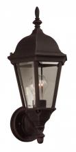 Craftmade Z316-07 - One Light Rust Clear Beveled Glass Wall Lantern