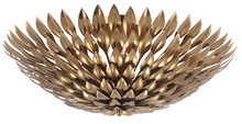 Crystorama 507-GA_CEILING - Broche 6 Light Antique Gold Ceiling Mount