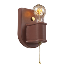 Justice Design Group CER-7031-CLAY-BRSS - Nouveau Wall Sconce