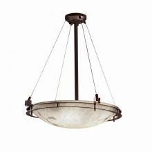 Justice Design Group FAL-8122-35-DBRZ - Metropolis 24" Round Pendant Bowl