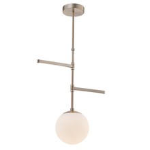 Justice Design Group FSN-4255-OPAL-BRSS - Intersect 3-Light Pendant