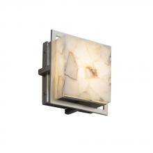Justice Design Group ALR-7561W-MBLK - Avalon Square ADA Outdoor/Indoor LED Wall Sconce