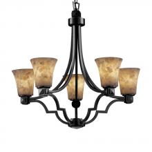 Justice Design Group ALR-8500-20-MBLK-LED5-3500 - Argyle 5-Light LED Chandelier