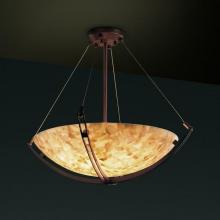 Justice Design Group ALR-9722-35-DBRZ-LED5-5000 - 24" LED Pendant Bowl w/ Crossbar