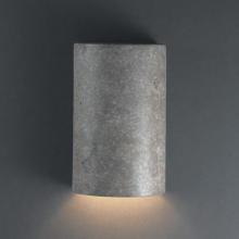 Justice Design Group CER-5940W-TRAM-LED1-1000 - Small ADA Cylinder - Closed Top (Outdoor) - LED