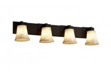 Justice Design Group CLD-8924-40-CROM - Modular 4-Light Bath Bar