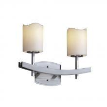 Justice Design Group CNDL-8592-10-AMBR-CROM - Archway 2-Light Bath Bar