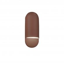 Justice Design Group CER-5620-CLAY - Small ADA Capsule Wall Sconce