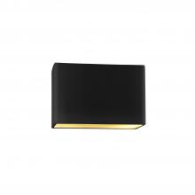 Justice Design Group CER-5640W-CBGD - Small ADA Rectangle (Outdoor) Wall Sconce - Closed Top