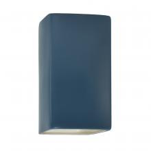 Justice Design Group CER-5915W-MDMT - Small ADA Outdoor LED Rectangle - Open Top & Bottom