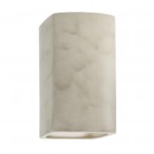 Justice Design Group CER-0915W-PATA-LED1-1000 - Small Rectangle - Open Top & Bottom (Outdoor)