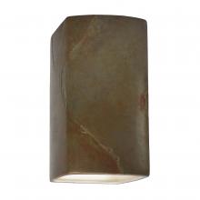 Justice Design Group CER-0910W-SLTR-LED1-1000 - Small Rectangle - Closed Top (Outdoor) - LED
