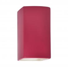 Justice Design Group CER-0910W-CRSE-LED1-1000 - Small LED Rectangle - Closed Top (Outdoor)