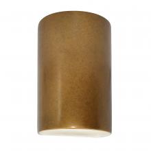 Justice Design Group CER-0940W-ANTG - Small Cylinder - Closed Top (Outdoor)