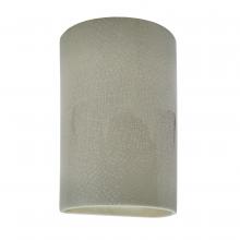 Justice Design Group CER-0940W-CKC - Small Cylinder - Closed Top (Outdoor)