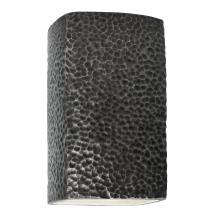 Justice Design Group CER-0950W-HMPW - Large Rectangle - Closed Top (Outdoor)