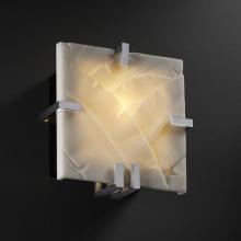 Justice Design Group PNA-5550-WAVE-CROM - Clips Square Wall Sconce (ADA)