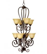Mariana 200890 - Eight Light Oil Rubbed Bronze Down Chandelier