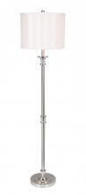 Mariana 970082 - One Light Nickel/cyrstal Floor Lamp