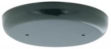 Satco Products Inc. 90/119 - Blank Up Kit; Black Finish; 5" Diameter; 2-8/32 Bar Holes; Includes Hardware